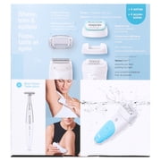 Braun Silk-Ãpil 5 5-810 Epilator for Women for Gentle Hair Removal, White/Turquoise
