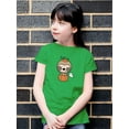 thumbnail image 2 of Cute Sloth Pumpkin Costume T-Shirt Juniors -Image by Shutterstock,  Small, 2 of 4
