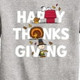 thumbnail image 3 of Peanuts - Happy Thanksgiving Icons - Toddler And Youth Crewneck Fleece Sweatshirt, 3 of 6