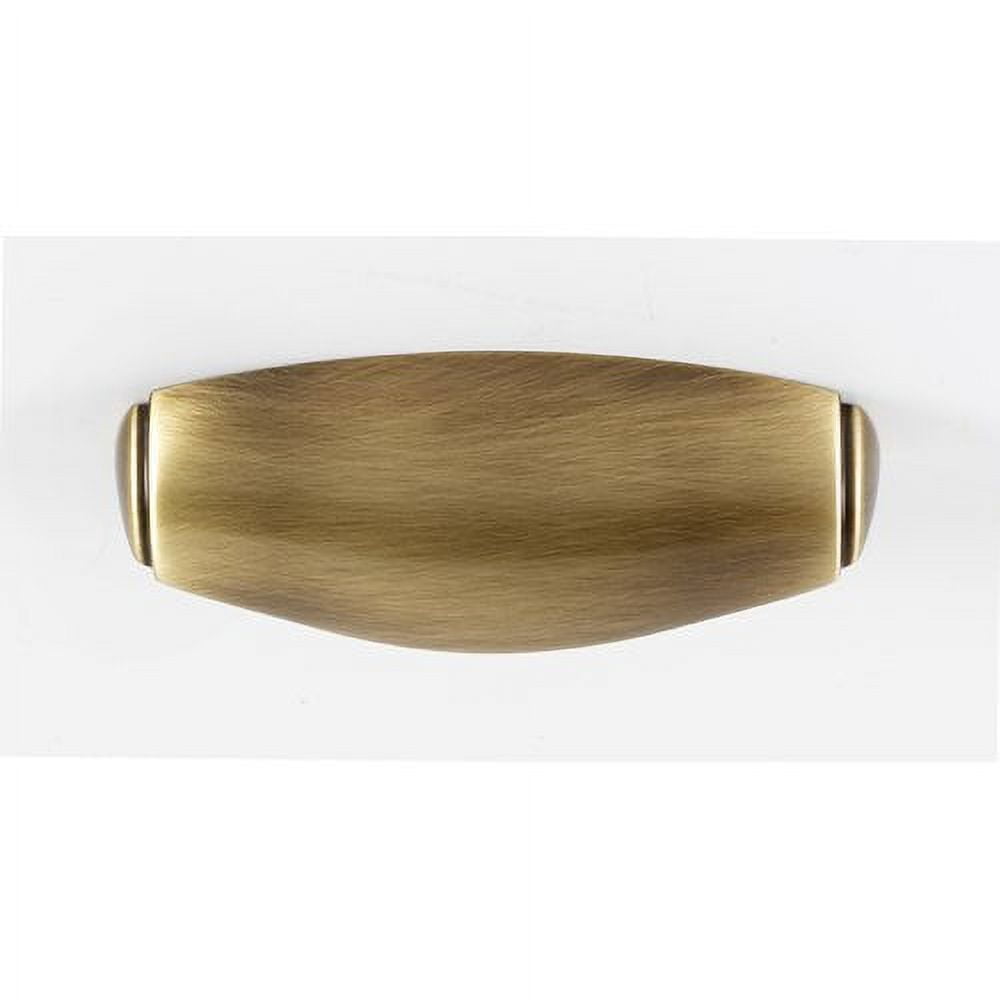 Alno A983-BARC Royale 3" Center To Center Classic Solid Brass Cabinet Cup Pull / Drawer