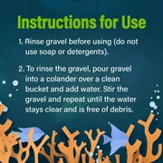 GloFish Aquarium Gravel 5 Pounds, White, Complements GloFish Tanks
