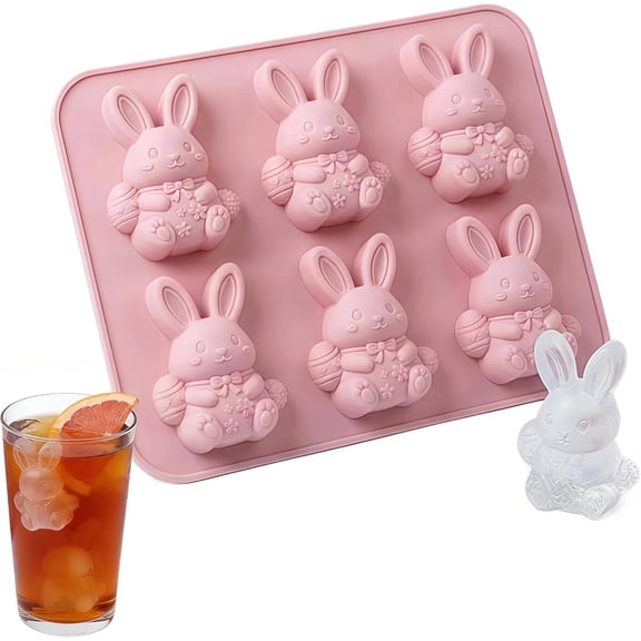Highland Cow Ice Cube Mold, 3D Silicone, Funny Animal Shape, for Whiskey Cocktails