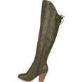 thumbnail image 3 of Journee Collection Womens Spritz Faux Leather Wide Calf Over-The-Knee Boots, 3 of 6