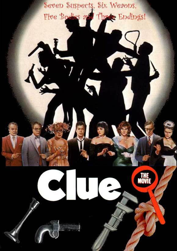 Clue POSTER (27x40) (1985) (Style D)