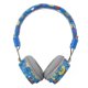 thumbnail image 2 of Lindos auriculares de dinosaurio azul auriculares inalámbricos Bluetooth auriculares portátiles plegables para juegos de música, 2 of 5