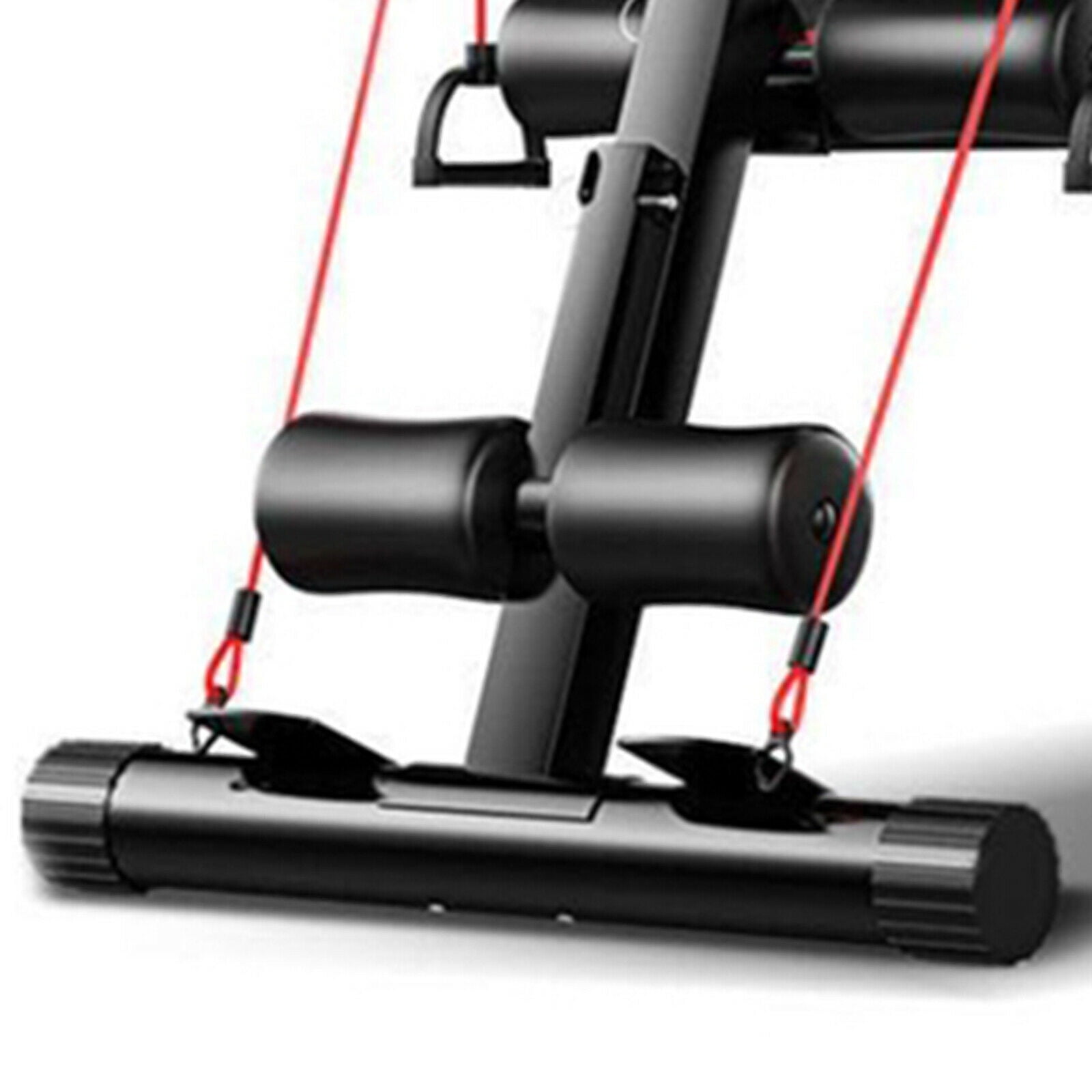 Fichiouy Supine Board Adjustable Hight Foldable Weight Bench Full Body Workout Gym Exercise