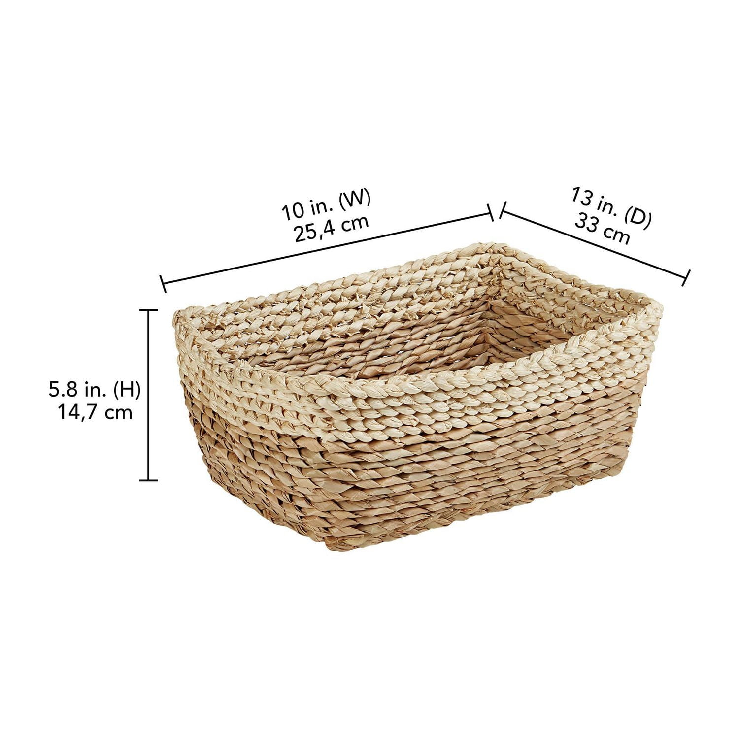 HOMETRENDS Décor Basket, Maize & rush