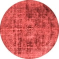 thumbnail image 1 of Ahgly Company Indoor Round Oriental Red Industrial Area Rugs, 8' Round, 1 of 4