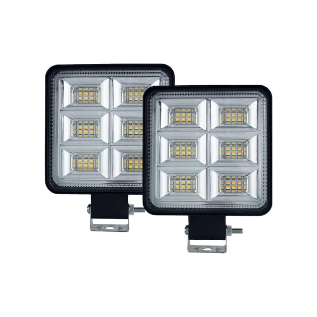 Set De Faros Bicolor 36 Leds 144w Auto/Moto/Jeep Tunelight TUNELIGHT-RENOVATIO .