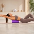 thumbnail image 5 of High Density Smooth Exercise Foam Roller, EVA Foam Roller for Muscle Massage, Back, Legs, Yoga Pilates Deep Tissue Body Massager, Portable Fitness Training Roller for Home Gym Travel Workout, 5 of 7
