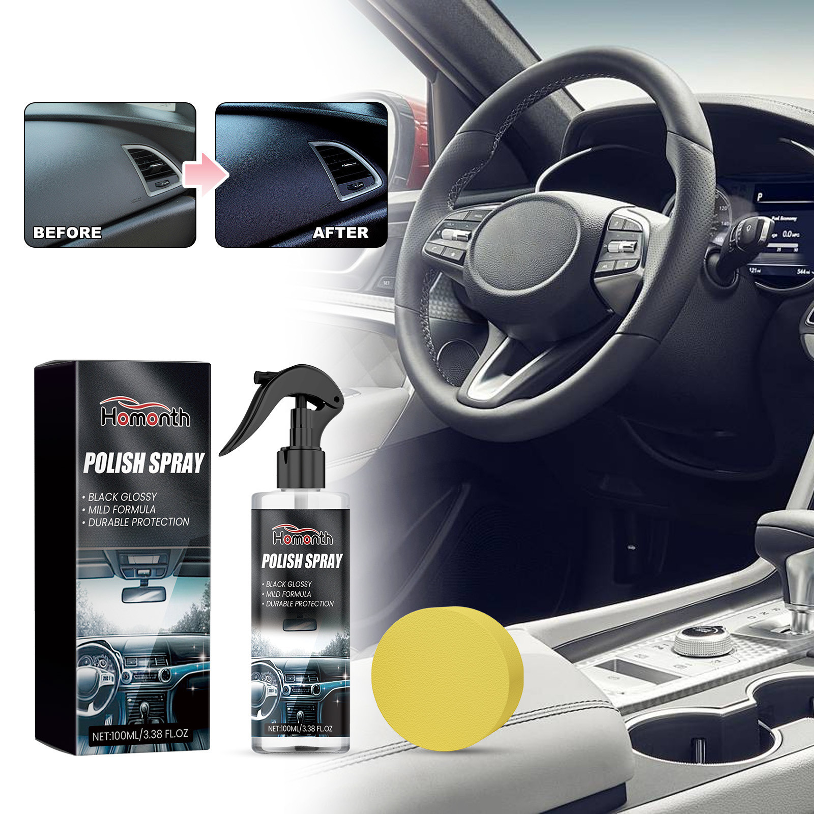 All-Round Foam Cleaner on Clearance, Car Upholstery Refinishing Cleaner ...