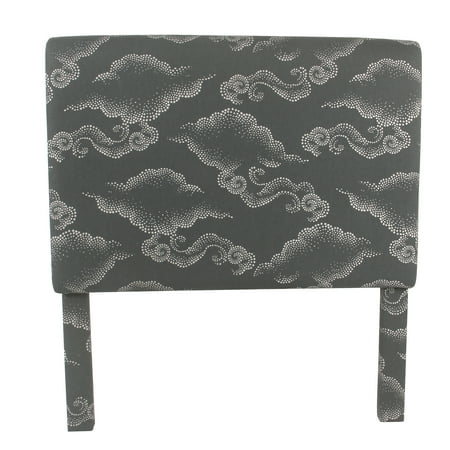 Twin Headboard Gray Clouds - HomePop
