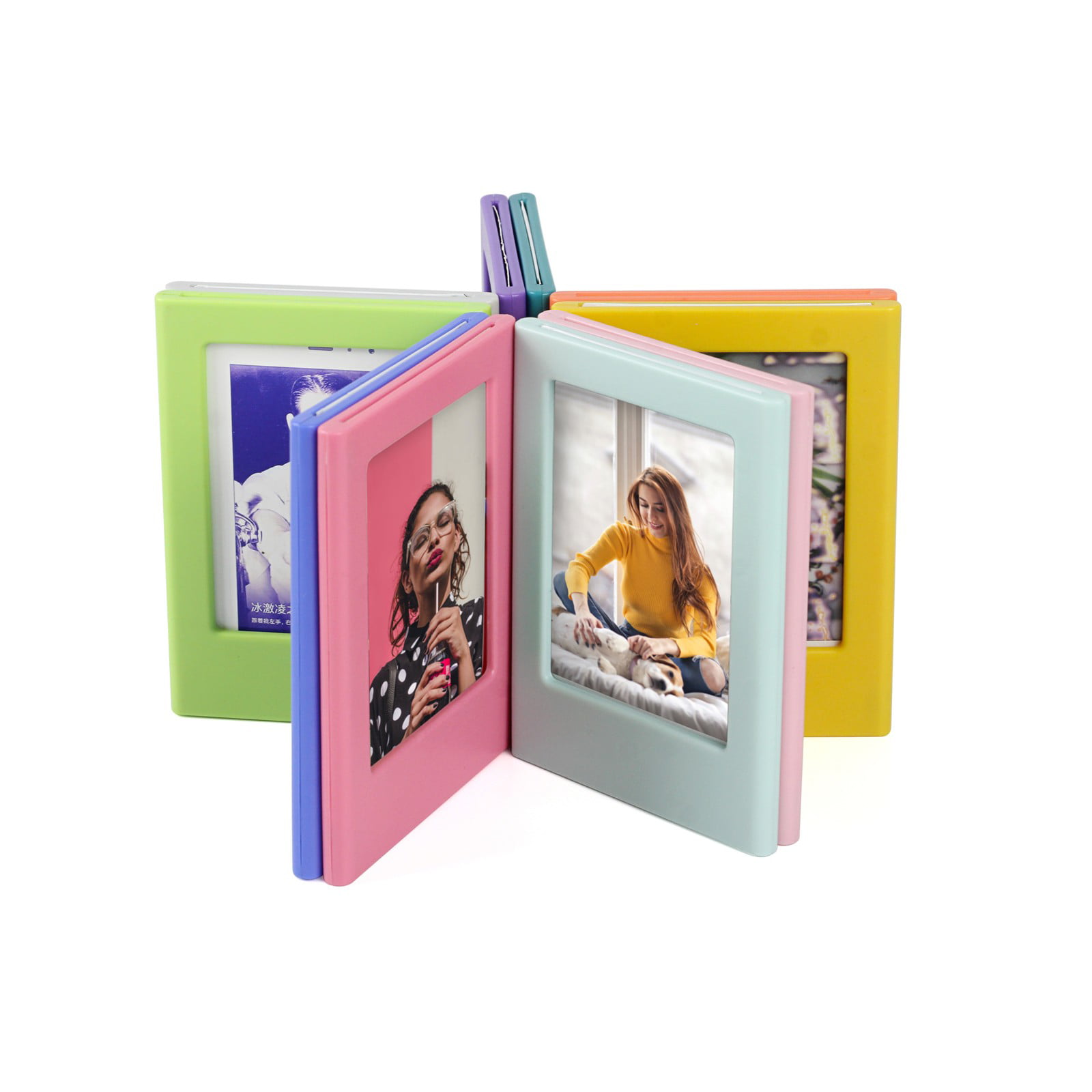 Colorful Magnetic Picture Frames 11.8*16cm Magnets Photoframe Refrigerato SH 
