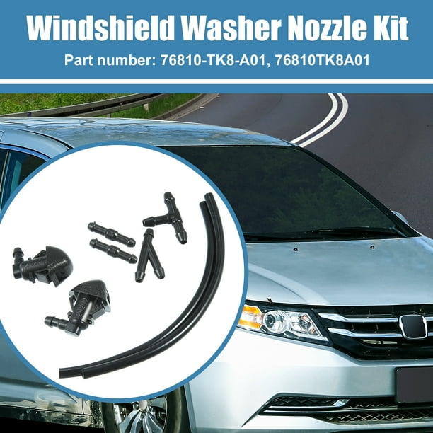 Unique Bargains 1 Set Windshield Washer Nozzles Kit 76810-TK8-A01 Unique Bargains 1 Set Windshield Washer Nozzles Kit 76810-TK8-A01