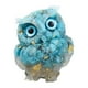 thumbnail image 1 of Adorno de búho de resina epoxi con grava de cristal | Figura tallada a mano | Estatua de búho de resina colorida para decoración de escritorio, coche, oficina y estantería | Regalo único para, 1 of 2