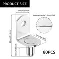 thumbnail image 2 of Adifare 80Pcs Shelf Support Peg,L-Shaped Shelf Bracket Peg 6mm Metal Cabinet Support Pin Stable Bookshelf Bracket Peg Furniture Pin Holder for Cabinet Wardrobe Closet, 2 of 7