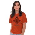 thumbnail image 3 of Illuminati Compass Secret Society Plus Size Crewneck Graphic Tee Shirt Brisco Brands 3X, 3 of 5