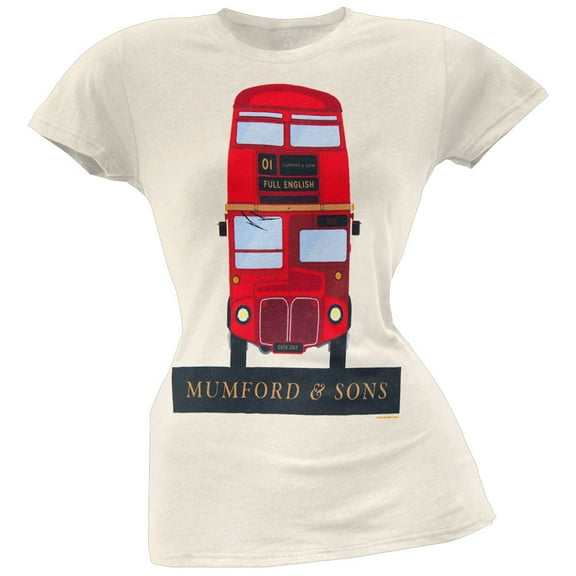 Mumford & Sons Women's Juniors Full English 2013 Tour Short Sleeve T Shirt