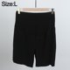 thumbnail image 2 of Pantalones cortos de maternidad sobre el vientre para mujer, pantalones cortos de maternidad, pantalones cortos transpirables, negro, L, 2 of 6