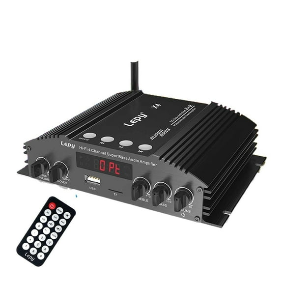 2400W 4CH Car Audio Stereo Power Amplifier Bluetooth Home Theater Amplifiers Music Subwoofer Sound System ,Scalable Fun