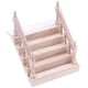 thumbnail image 1 of FELTECHELECTR Escalera en miniatura para casa de muñecas, pasamanos de madera, modelo de escalera, 1 of 5