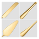 thumbnail image 5 of Juego De Cuchillos De Corte De Pastel De Acero Inoxidable Malubero Dorado, 5 of 5