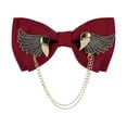 thumbnail image 1 of Corbata pajarita Minnieouse de Doble capa para Hombre color Rojo H3112-1, 1 of 6