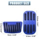 thumbnail image 4 of 2uds Coche Gasolina Pedal Freno Almohadilla Cubierta Antideslizante Reposapiés  Azul, 4 of 6