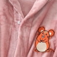 thumbnail image 7 of LYMAYTER 1-12Y Kids Toddler Hooded Bathrobe Casual Warmer Sleepwear Winter Tie-belt Robe Boys Girls‌, 7 of 7