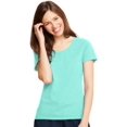 thumbnail image 3 of Hanes Womens X-Temp V-Neck T-Shirt, 2XL, Clean Mint, 3 of 3