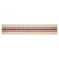 thumbnail image 3 of Yuletide Burlap Red Stripe Runner 12x72, 3 of 4