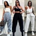 thumbnail image 1 of Womens Ladies Joggers Tracksuit Bottoms Trousers Slacks Gym Jogging Sweat Pants, 1 of 5