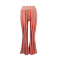 thumbnail image 2 of CHWGFWL Flowy Pants for Women Women's Flare Leg Stretch Pants Bell Bottom Print Long High Waist Yoga Slacks for Women Elastic Waist Pants for Women Comfortable Pants for Women(Red ,M), 2 of 4
