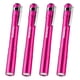 thumbnail image 1 of Linterna LED WORKPRO de aluminio con clip rosa, 2 pilas AAA, paquete de 4, 1 of 8