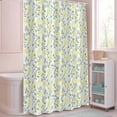 thumbnail image 5 of Shower Curtain Yellow Daisy Green Leaf Shower Curtains for Bathroom Decor, Waterproof Polyester Shower Curtain Set with Hooks, Small Stall Size 36" x 72" Spring Floral Plant, 5 of 9