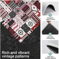 thumbnail image 3 of Red Ethnic Geometric Patchwork Pattern Kitchen Rugs Sets Of 3,Kitchen Runner Rugs Non Skid Washable,Decorative Kitchen Floor Mats for Kitchen,Sink,Laundry,17"x30"+ 17"x47" + 17"x59", 3 of 6