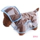 thumbnail image 1 of Xiao Hua Chubasquero impermeable para perros, ropa ligera para la lluvia con capucha tipo poncho (XL, azul), 1 of 4