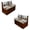 Geometric Horse, variant on ZUXONGSY Geometric Horse Pattern 4 pcs RV Dinette Cushion Covers Elastic Camper Seat Covers Dinette Booth Comfortable Furniture Protector for RV Camper Car Bench