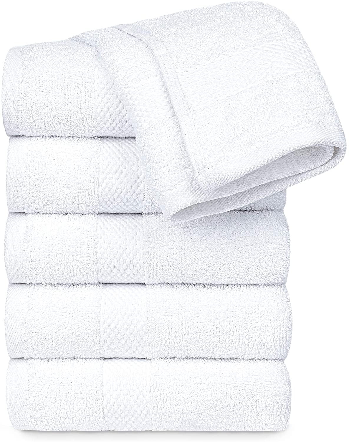 Lizling Hand Towels 6 Pack, Hand Towels for Bathroom,100% Cotton,13 x 29  Inch, Soft and Highly Absorbent, Hand Towel Set for Face,Hotel, Spa, Sport