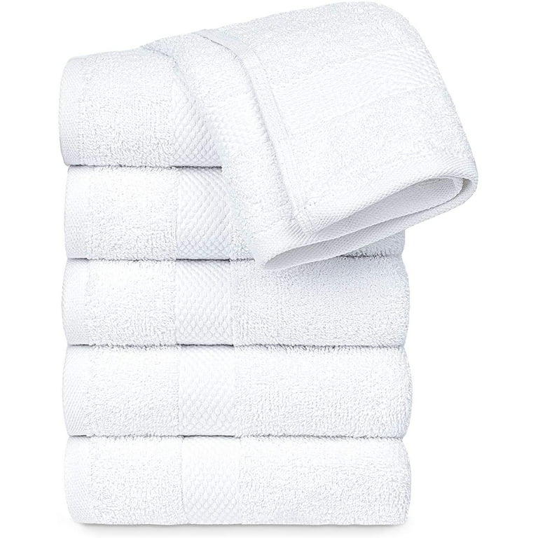 5pcs/lot Good Quality Cheap Face Towel Small Towel Hand Towels Kitchen  Towel Hotel White Cotton Towel