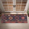 thumbnail image 2 of Boho Multicolor Ethnic Pattern with Geometric Shapes Door Rugs,Washable Non Slip Door Mats Indoor,Decorative Door Mats,Entry Mat Indoor for Entrance,Bedroom,Kitchen,Bathroom,16"x47", 2 of 6