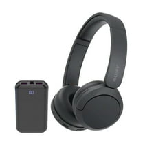 Sony WH-CH520 Compact Wireless Bluetooth On-Ear Headphones (Black) bundle