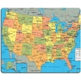 thumbnail image 3 of Gaming Mouse Pad Custom,World Map Mousepad Mouse Pad Mat Non-Slip Thick Rubber Large Mousepad, 3 of 6