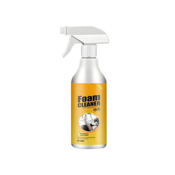 Limpiador de espuma multifunción para coche Lisbinx, boquilla de 250 ml para limpieza y descontaminación de asientos interiores y techos.