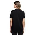 thumbnail image 2 of North End NE100W Women's JAQ Snap-Up Stretch Performance Polo-Black-2XL, 2 of 3