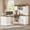 White + Brown, variant on SEDETA 67" Farmhouse Desk with Hutch, L Shaped Office Desk with 4 Drawers & Storage Cabinet, Executive Corner Computer Desk with Sliding Doors, File Drawer & Power Outlet for Home Office, Oak