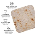 thumbnail image 4 of Disketp Tortilla Funny Coasters,4 Pcs Leather Coasters With Holder, Perfect Housewarming Hostess Gifts,Protect Furniture From Water Marks Scratch, 4 of 9