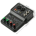 thumbnail image 2 of Audio Mixer Usb Dj Sound Mixing Console Amplifier Studio Live Party 2 Channel, 2 of 10
