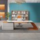 thumbnail image 4 of Luxury Console Office Desks Study Conference Desktops Storage Executive Gaming Table Modern Shelf Bureau Meuble Desk Supplies My Lux Decor Round, 4 of 10