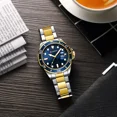 thumbnail image 3 of Relojes Impermeables Con Calendario De Cuarzo Curren Color del bisel Golden Bkue, 3 of 3